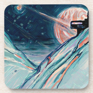 Dessous-de-verre Mon futur chez soi dans l'espace