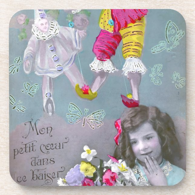 Dessous-de-verre Mon petit coeur dans ce baiser 2 (Devant)