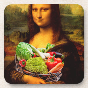 Dessous-de-verre Mona Lisa aime les légumes