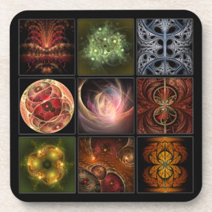 Dessous-de-verre Monde fractal