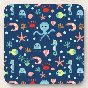 Dessous-de-verre Monde marin