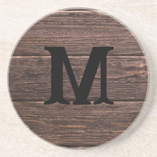 Dessous de verre Monogramme personnalisé