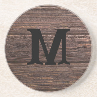 Dessous de verre Monogramme personnalisé