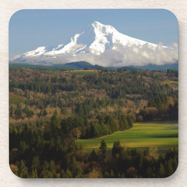 Dessous-de-verre Mont Hood, Jonsrud Viewpoint, Sandy, Oregon (Devant)