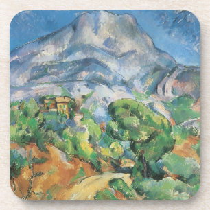 Dessous-de-verre Mont Sainte Victoire au-dessus de Tholonet, Paul C