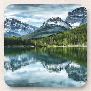 Dessous-de-verre Montagnes Canadian Rockies, Alberta Canada