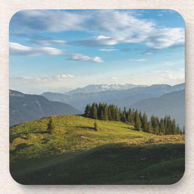 Dessous-de-verre Montagnes | Lac Spitzingsee, Alpes suisses (Devant)