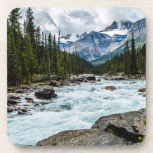 Dessous-de-verre Montagnes   Parc national Banff Alberta, Canada