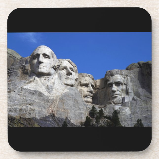 Dessous-de-verre Monument commémoratif national du Mont Rushmore (Devant)
