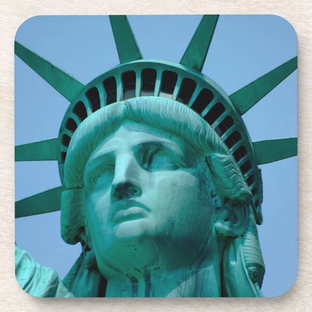 Dessous-de-verre Monuments | Statue de Liberty Face (Devant)
