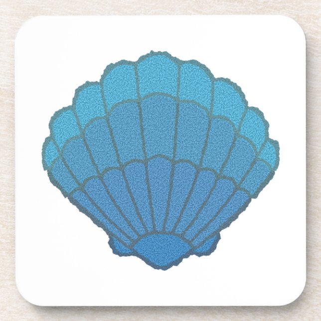 Dessous-de-verre Mosaïque Blue Seashell (Devant)