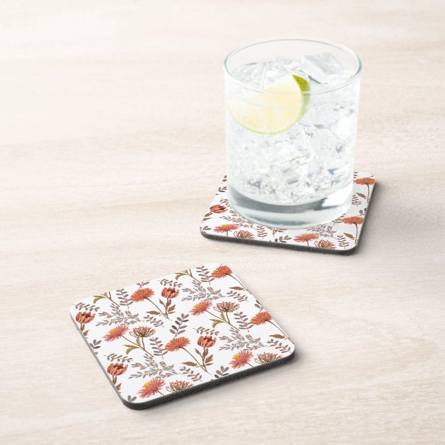 Dessous-de-verre Mosaïque des fleurs d'automne (Côté Droit)