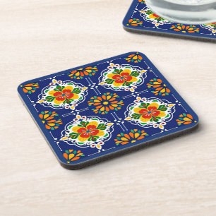 Dessous-de-verre Mosaïque Fleur Azul Flor