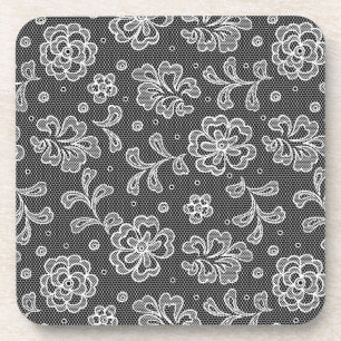 Dessous-de-verre Motif 1 de tissu de dentelle