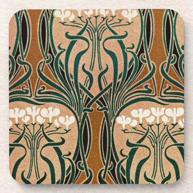 Dessous-de-verre Motif #9 de Nouveau d'art (Devant)