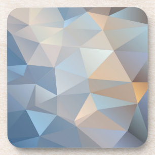 Dessous-de-verre Motif abstrait frais de triangle