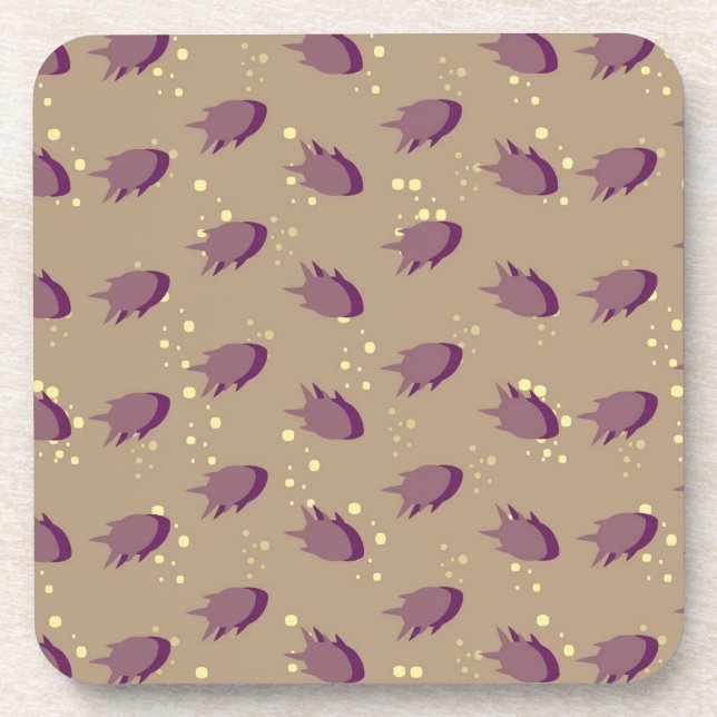 Dessous-de-verre motif avec des poissons (Devant)