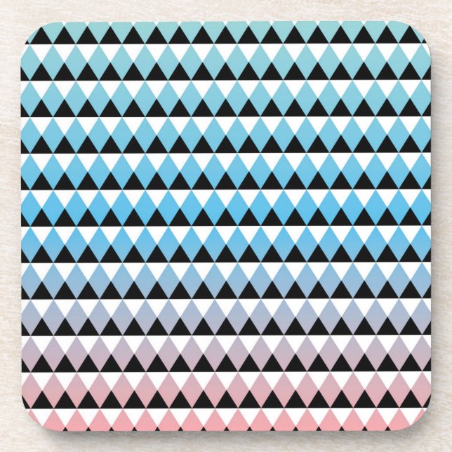 Dessous-de-verre Motif aztèque tribal d'Ombre (Devant)