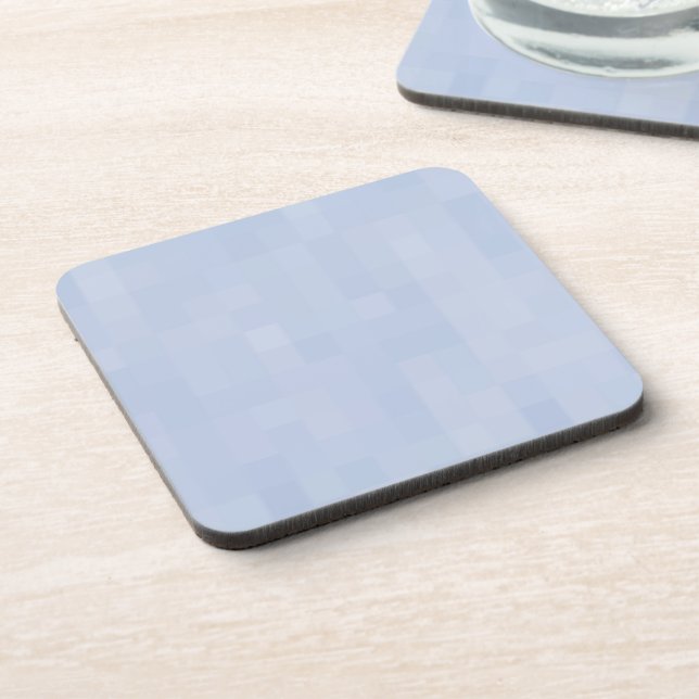 Dessous-de-verre Motif bleu clair - (Côté gauche)