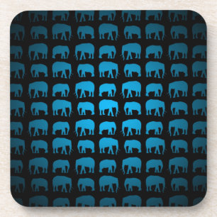 Dessous-de-verre Motif Blue Elephant