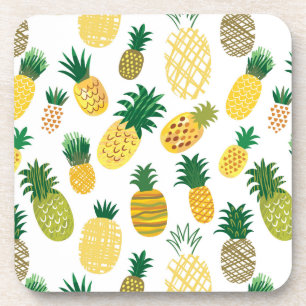 Dessous-de-verre Motif branché d'ananas