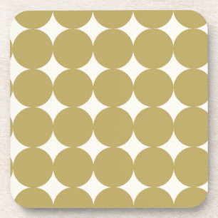 Dessous-de-verre Motif Cercles verts