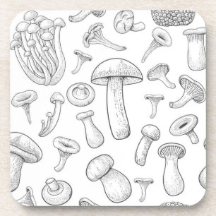 Dessous-de-verre Motif champignon