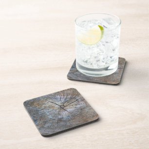 Dessous-de-verre Motif d'anneau rustique