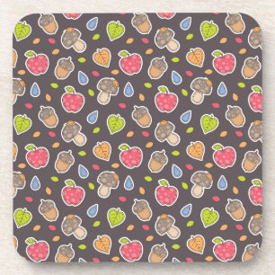 Dessous-de-verre motif d'automne