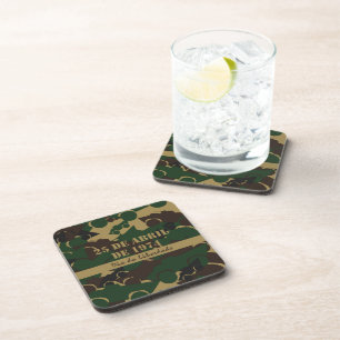 Dessous-de-verre Motif de camouflage de véhicule militaire