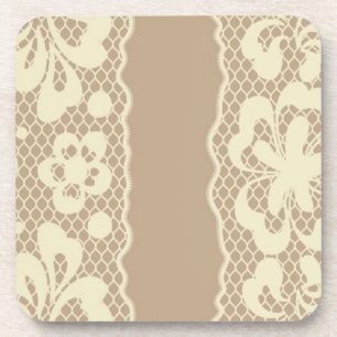Dessous-de-verre Motif de dentelle, cru 7 de fleur