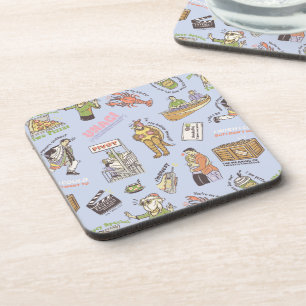 Dessous-de-verre Motif de dessin animé coloré FRIENDS™