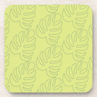 Dessous-de-verre motif de feuille de bananier