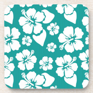 Dessous-de-verre Motif de fleur hawaïen de ketmie