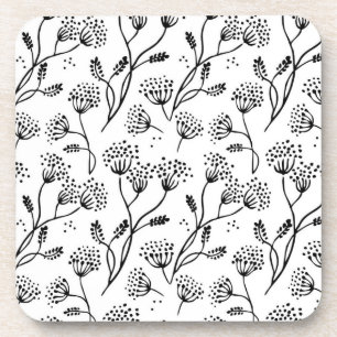 Dessous-de-verre Motif de fleurs