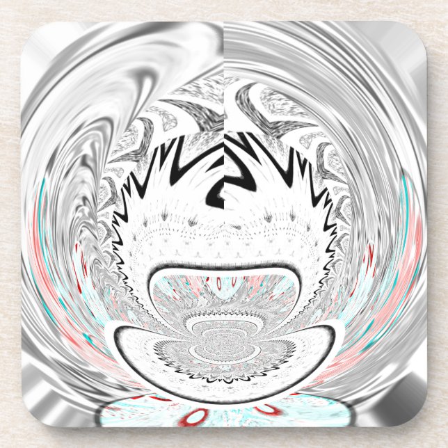 Dessous-de-verre Motif de flore urbaine moderne (Devant)
