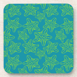Dessous-de-verre Motif de foule d'étoiles de mer