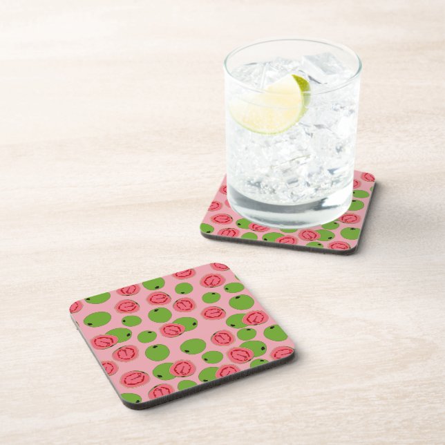 Dessous-de-verre Motif de fruits de goyave (Côté Droit)