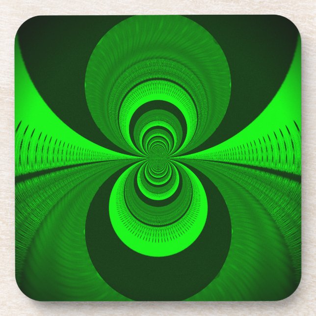 Dessous-de-verre Motif de kaléidoscope Super Abstrait (Devant)