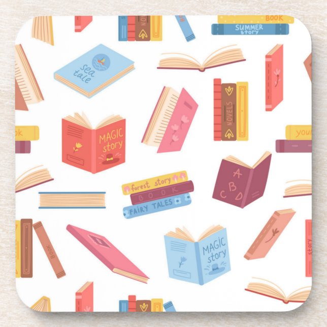 Dessous-de-verre Motif de livre (Devant)