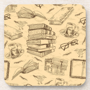 Dessous-de-verre Motif de livre