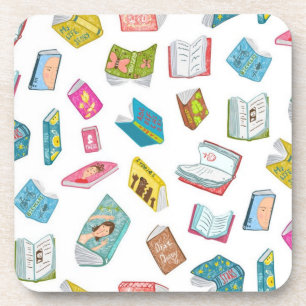 Dessous-de-verre Motif de livre