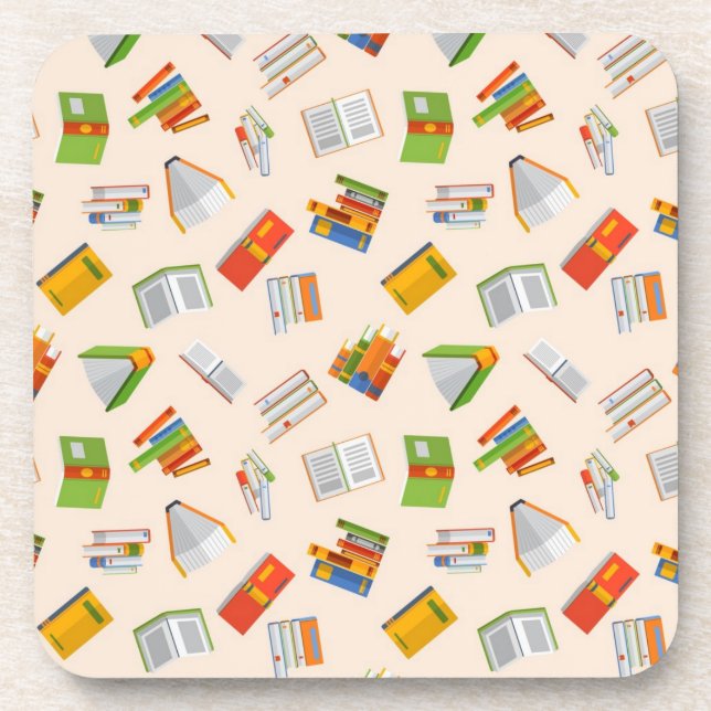 Dessous-de-verre Motif de livre (Devant)