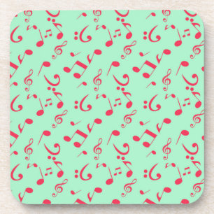 Dessous-de-verre Motif de notes de musique