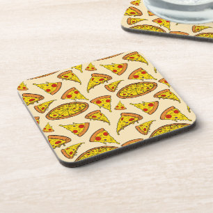 Dessous-de-verre Motif de pizza au fromage fondu