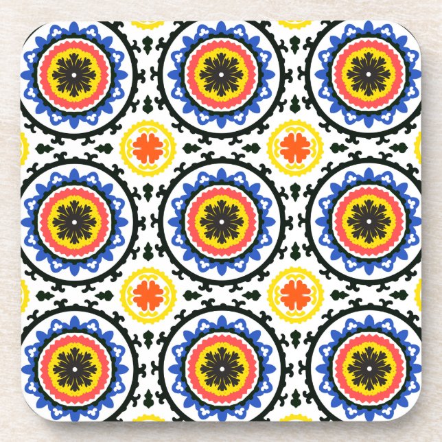 Dessous-de-verre Motif de Suzani (Devant)