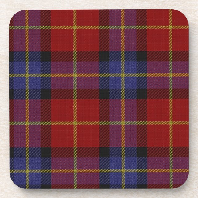 Dessous-de-verre Motif de tartan (Devant)
