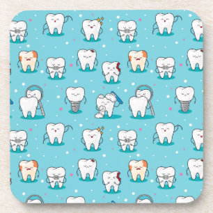Dessous-de-verre Motif dentaire mignon