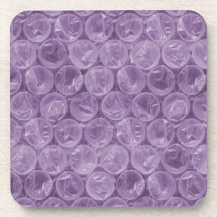 Dessous-de-verre Motif d'enveloppement de bulle violette