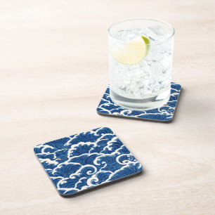 Dessous-de-verre Motif d'onde océanique sans faille d'inspiration j